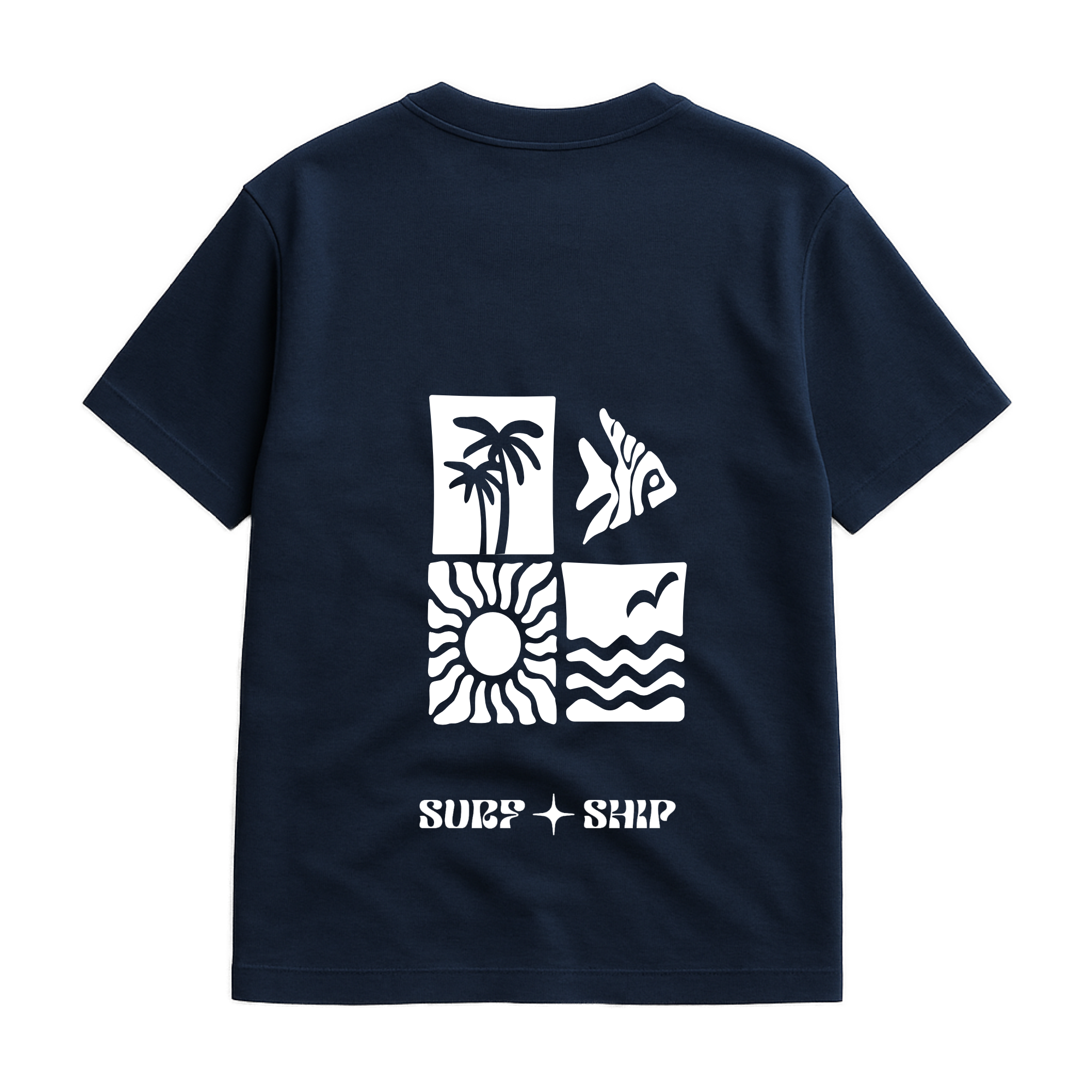 Navy Tee Back